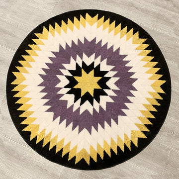 Round Sheepskin Carpet 4ft